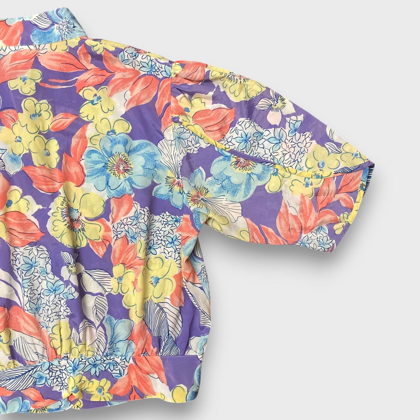 Camicia floreale crop