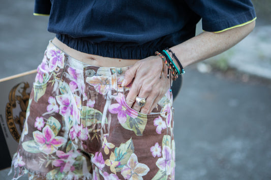 Shorts Levi's floreali '80s
