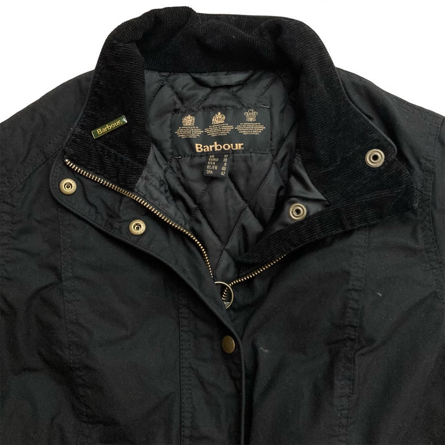 Giacca Barbour con spilla