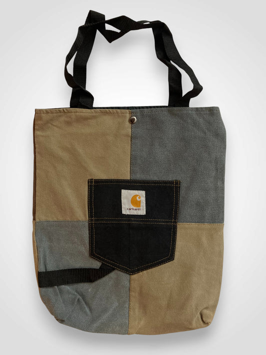 Custom Upcycled Tote Bag Carhartt
