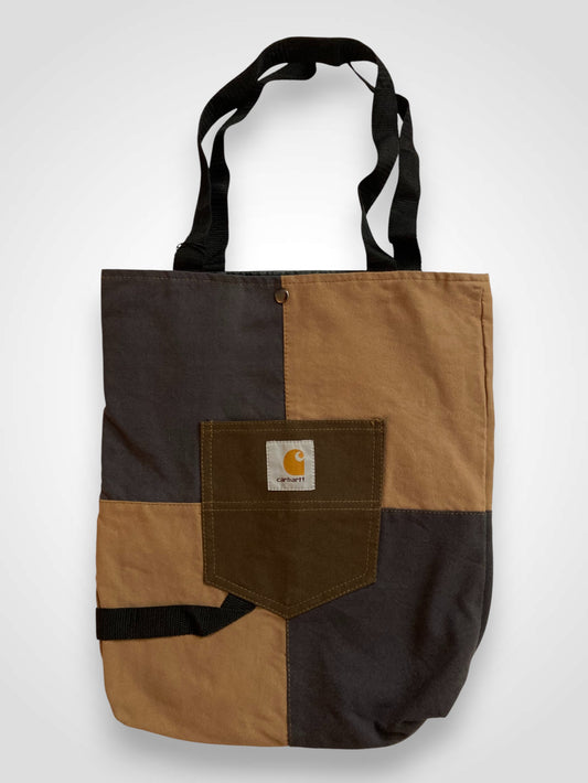 Custom Upcycled Tote Bag Carhartt