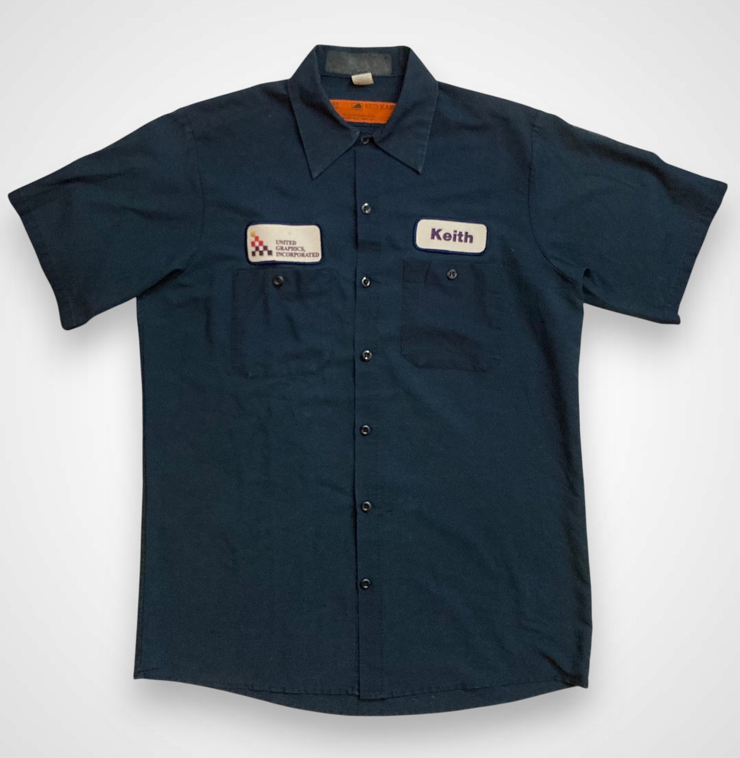 Camicia Workwear Vintage Red Kap - Keith / United Graphics