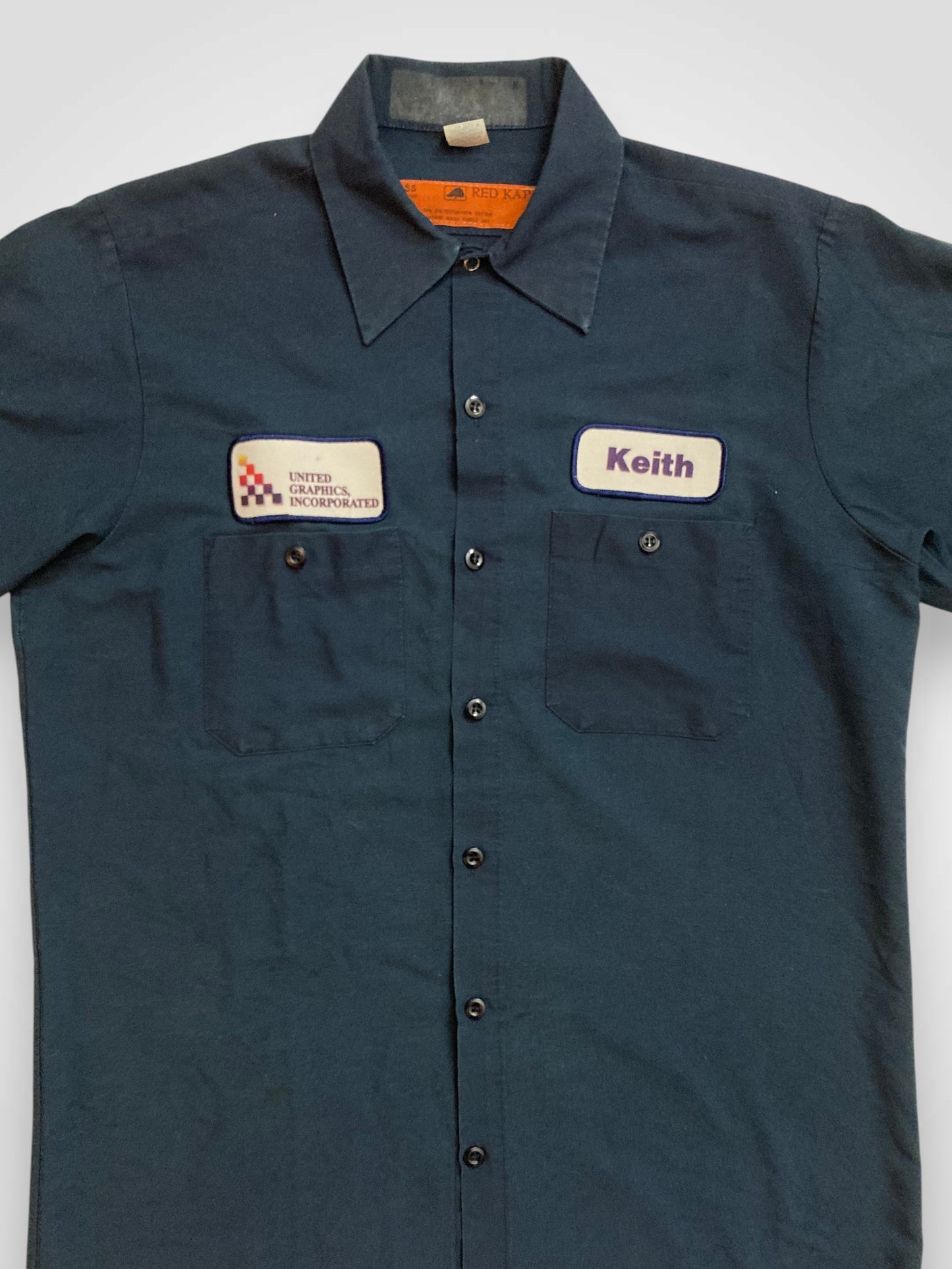 Camicia Workwear Vintage Red Kap - Keith / United Graphics