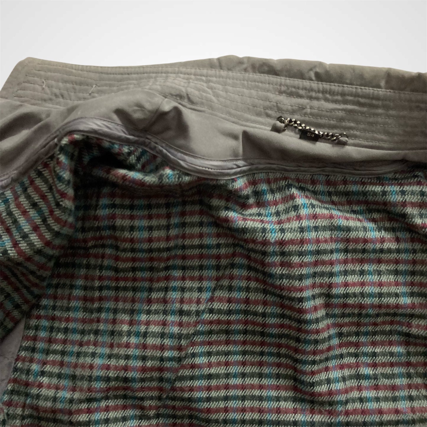 Trench vintage uomo doppiopetto con imbottitura removibile