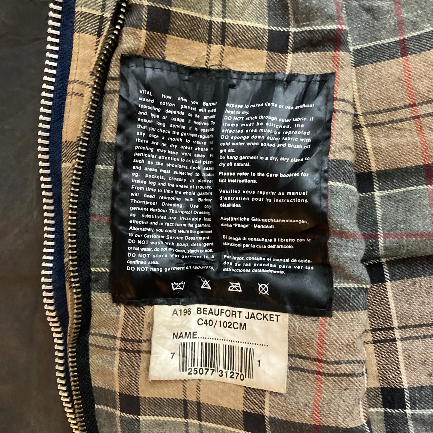 Barbour Beaufort Uomo