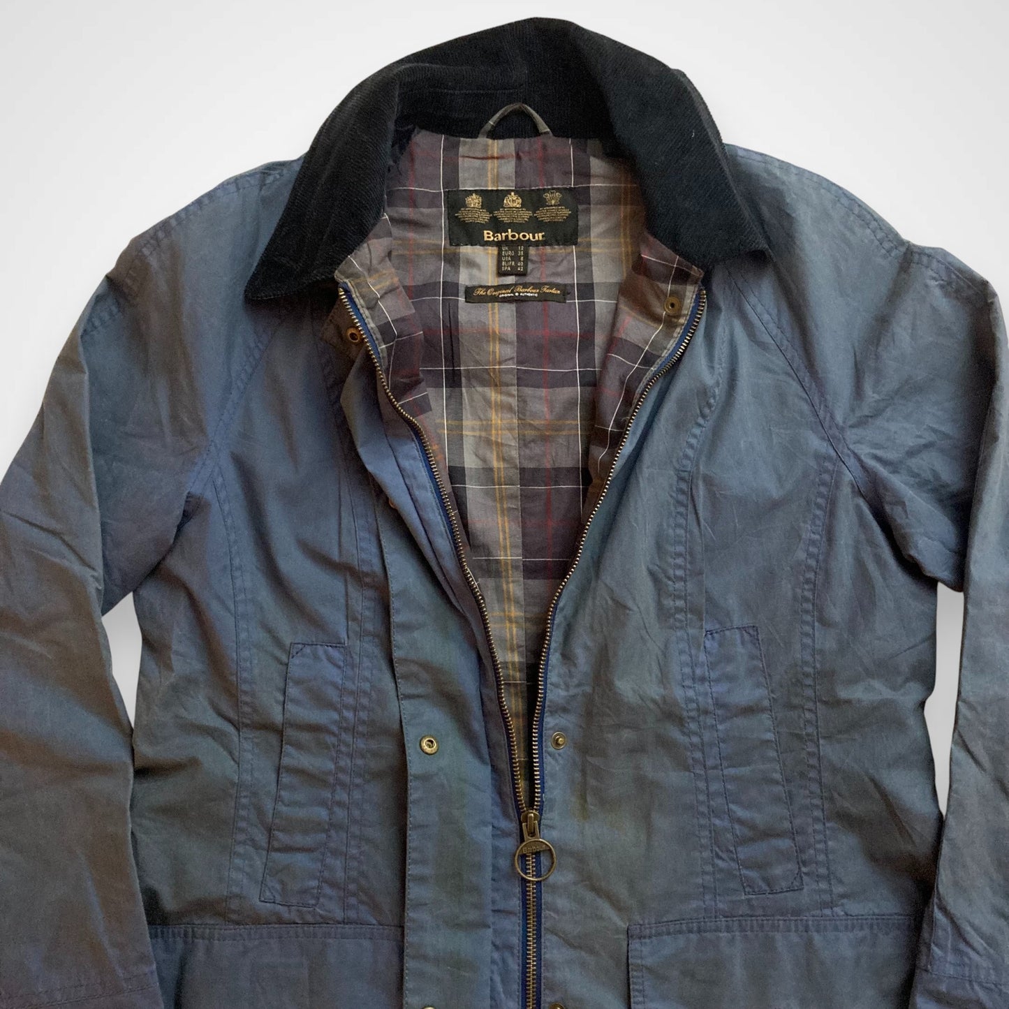 Barbour Beadnell Flyweight Tartan Donna