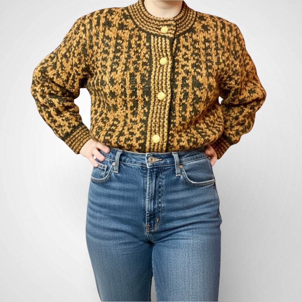 Cardigan in mohair anni '80