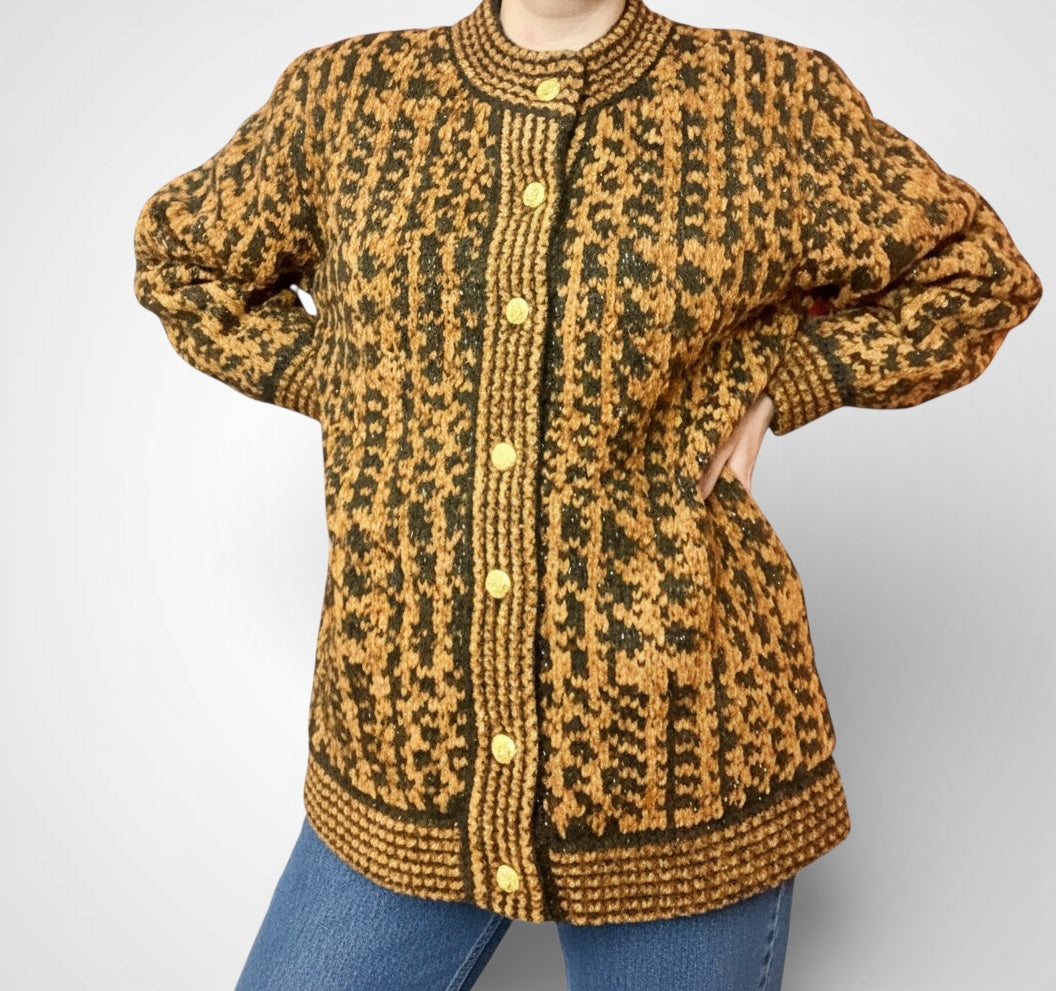 Cardigan in mohair anni '80