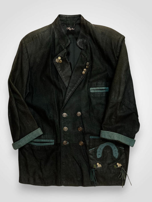 Giacca in pelle Tirolese