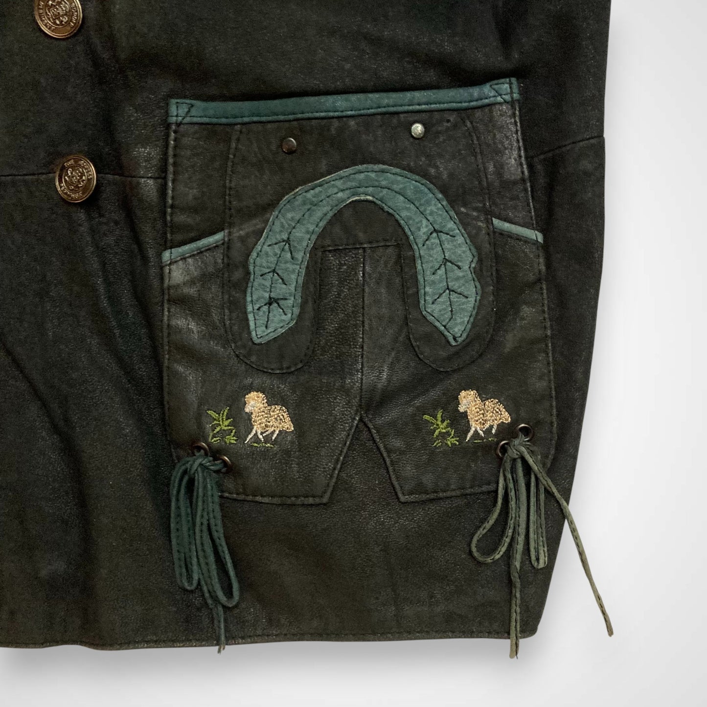 Giacca in pelle Tirolese