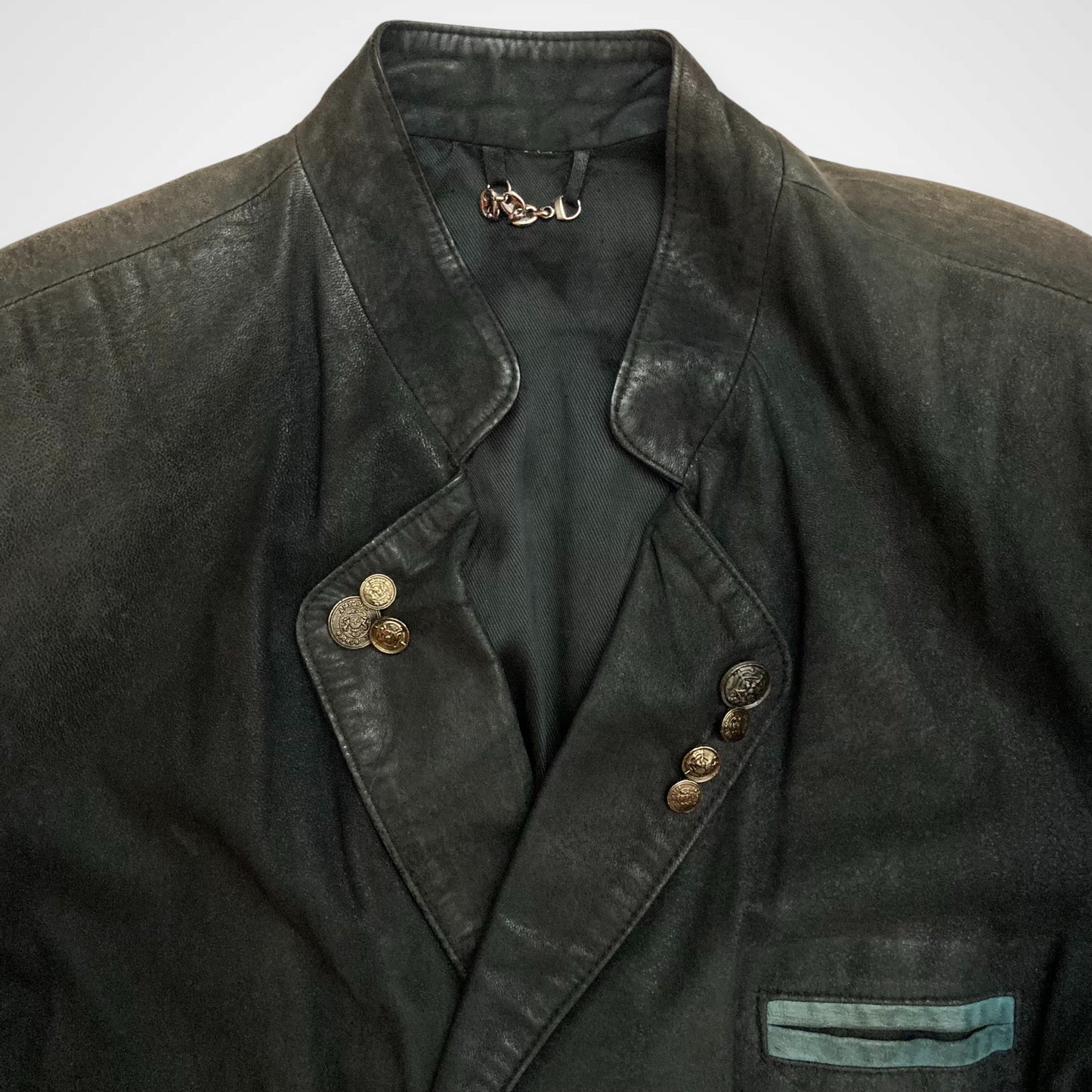 Giacca in pelle Tirolese