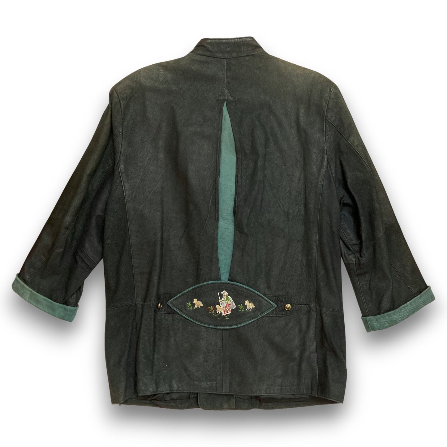 Giacca in pelle Tirolese