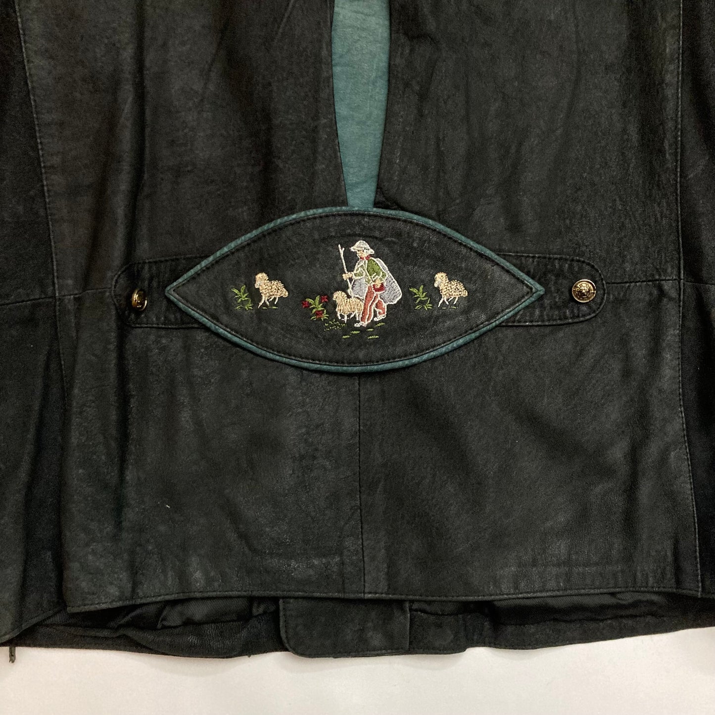 Giacca in pelle Tirolese