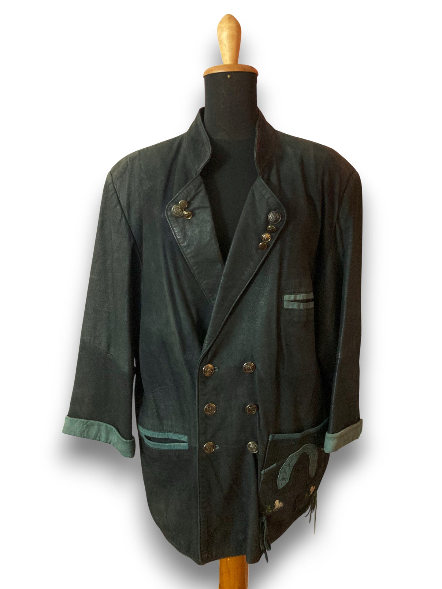 Giacca in pelle Tirolese