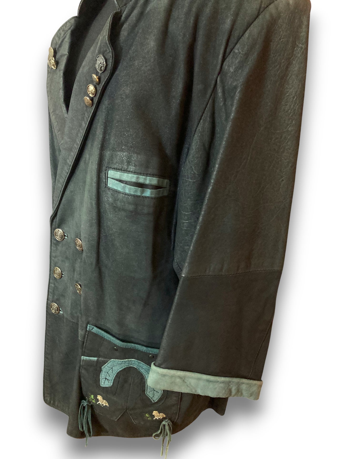 Giacca in pelle Tirolese