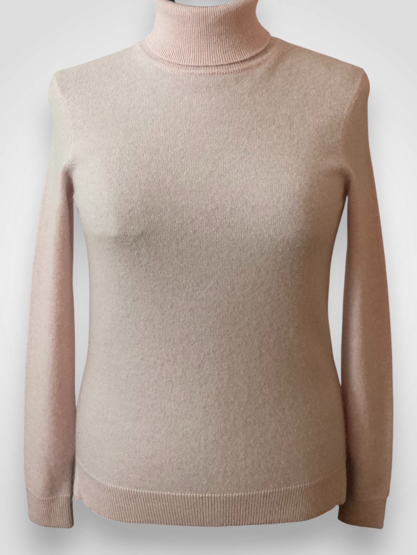 Maglia a collo alto in puro Cashmere fine