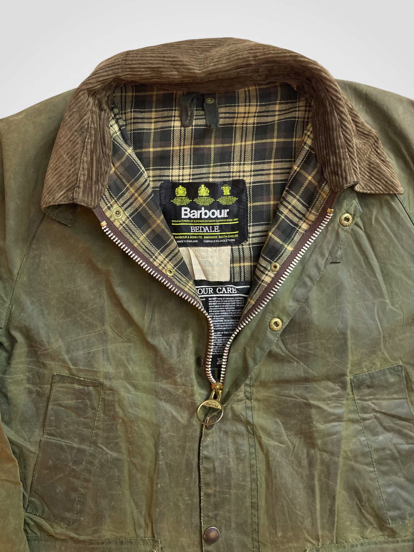 Barbour Bedale Verde Uomo
