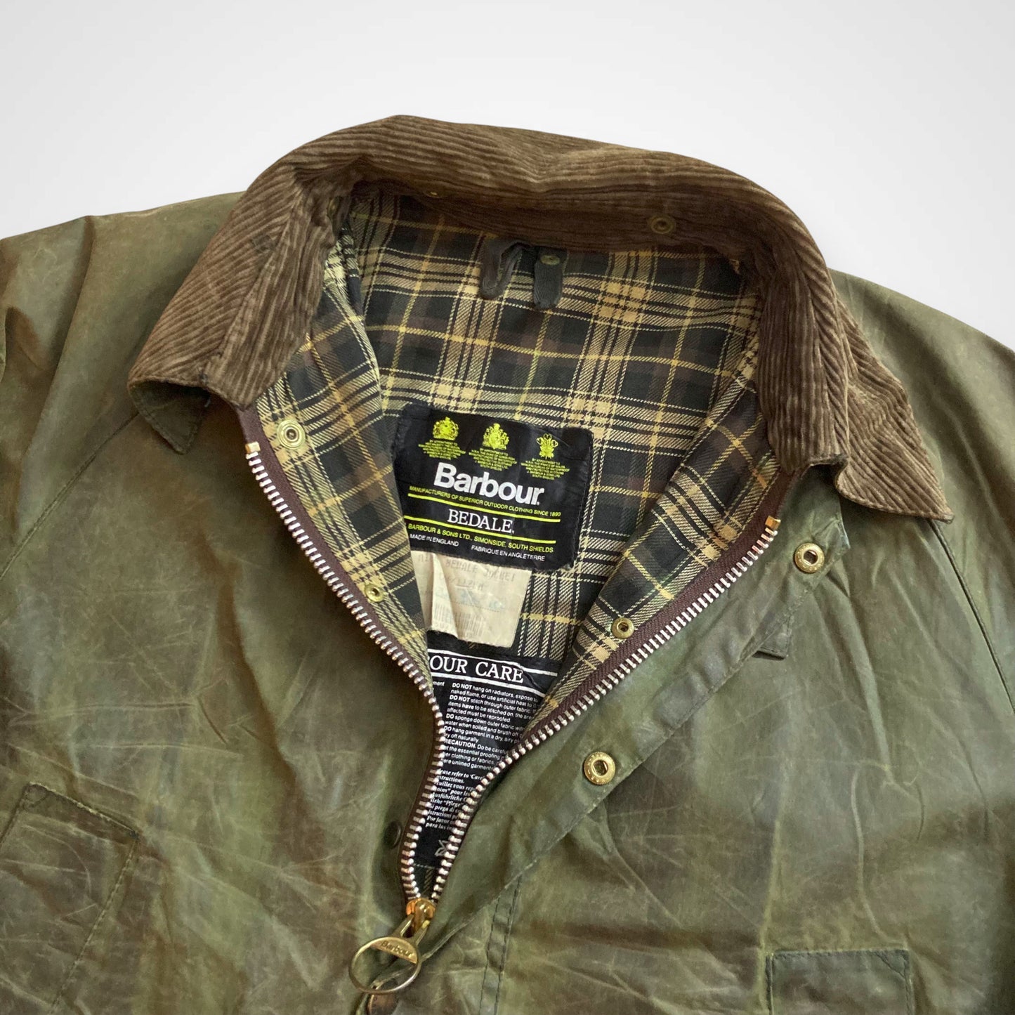Barbour Bedale Verde Uomo