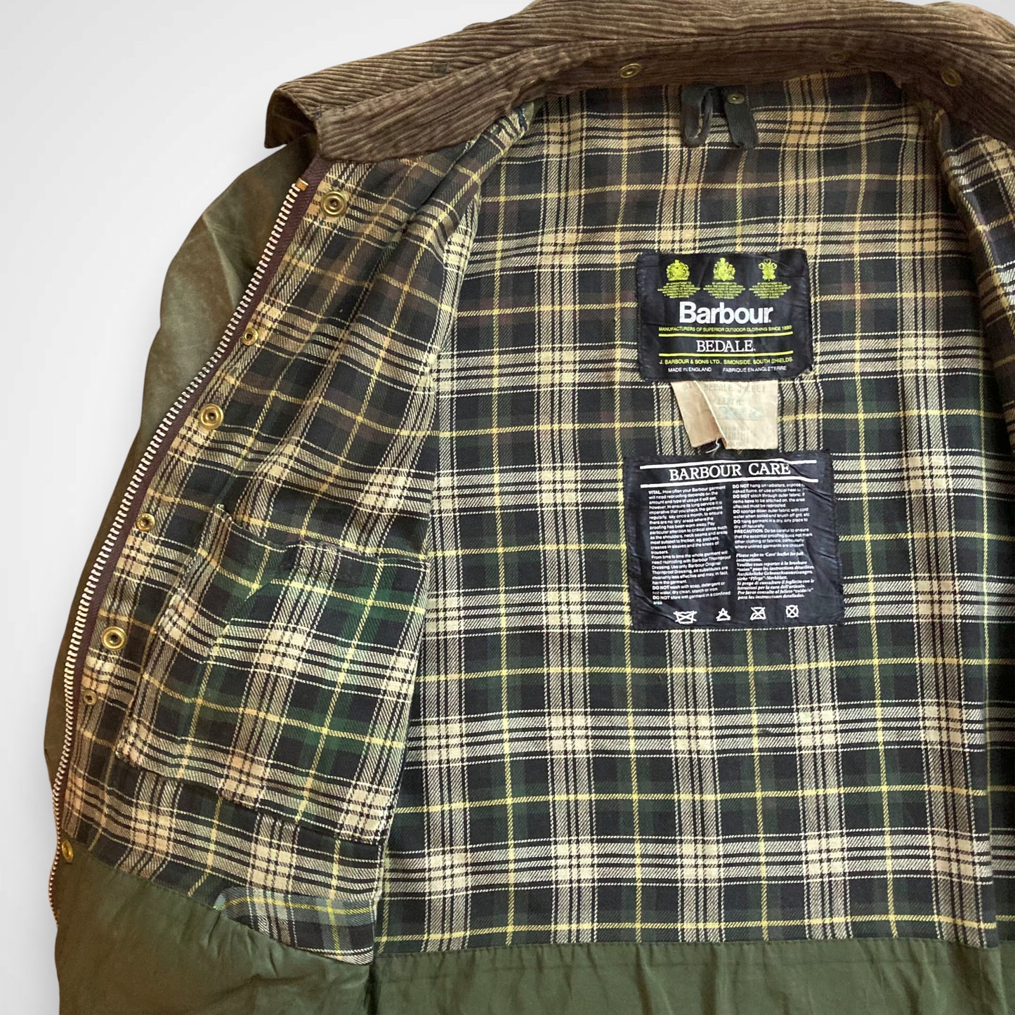 Barbour Bedale Verde Uomo
