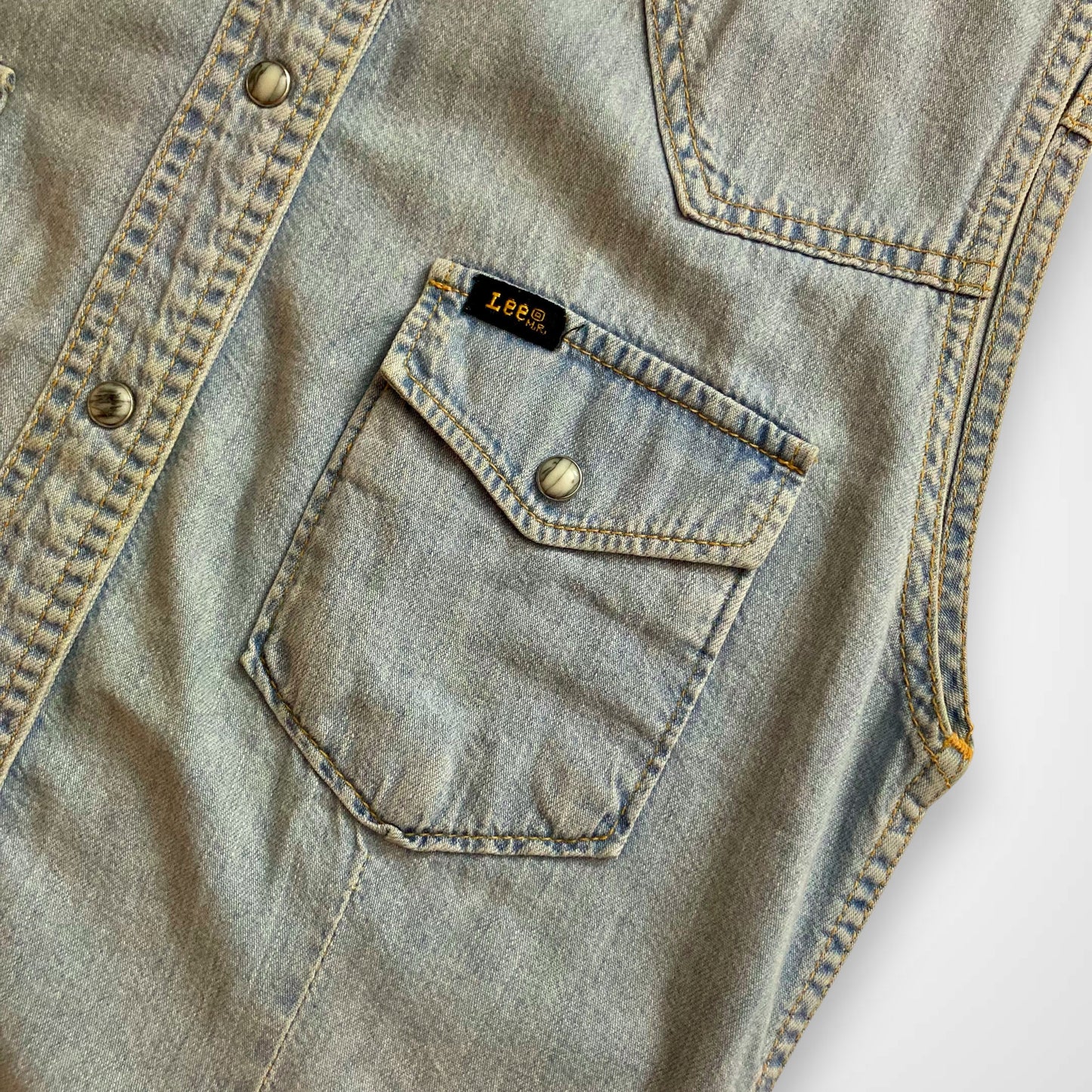 Gilet Denim Lee Western Vintage