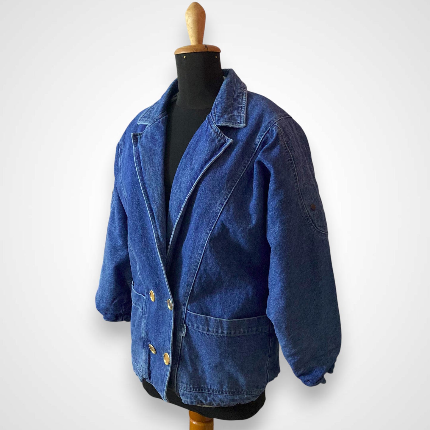 Giacca Denim Imbottita Anni '80