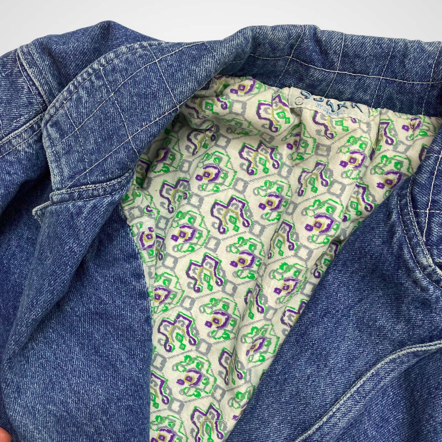 Giacca Denim Imbottita Anni '80