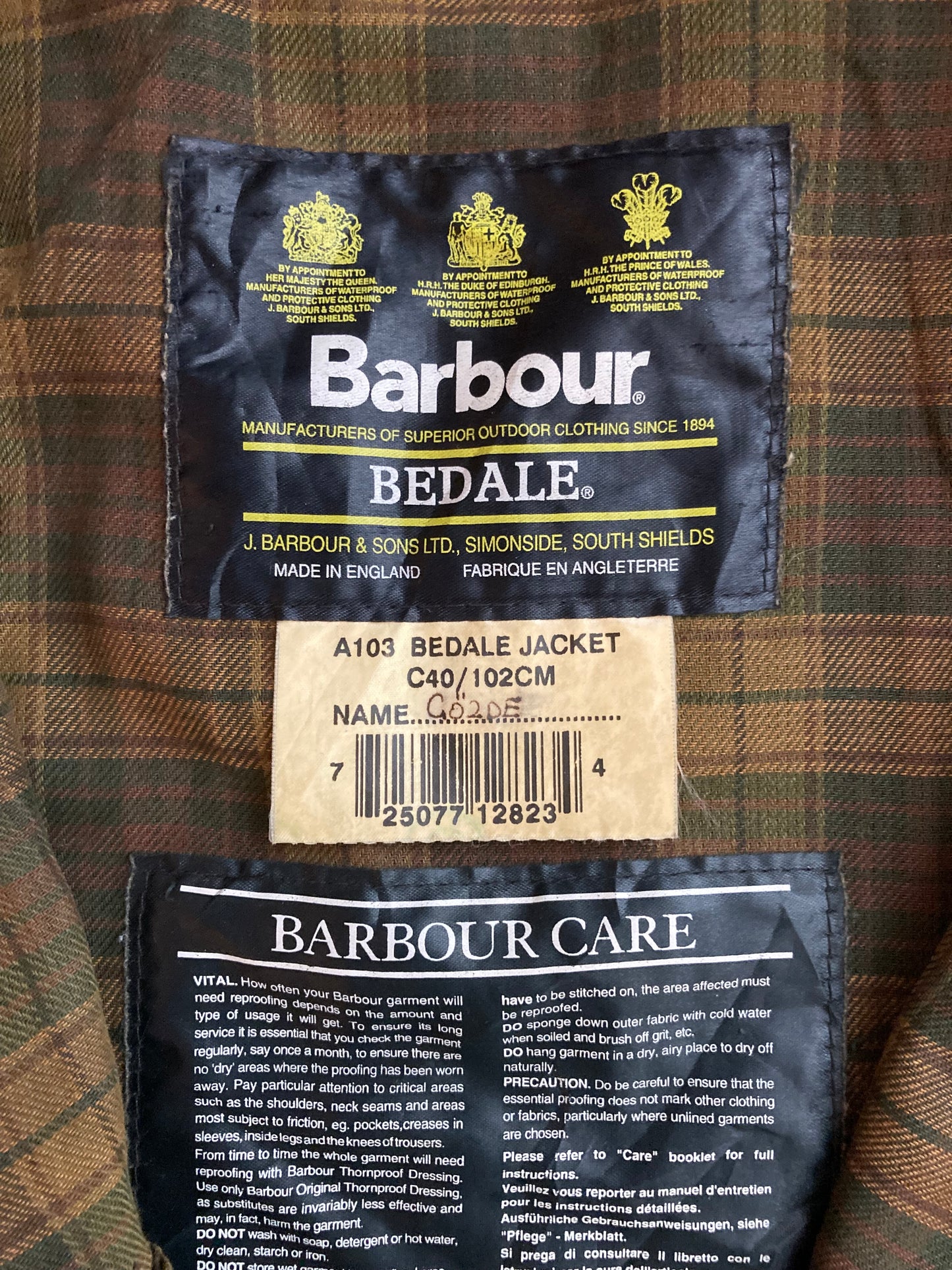 Barbour Badale Uomo