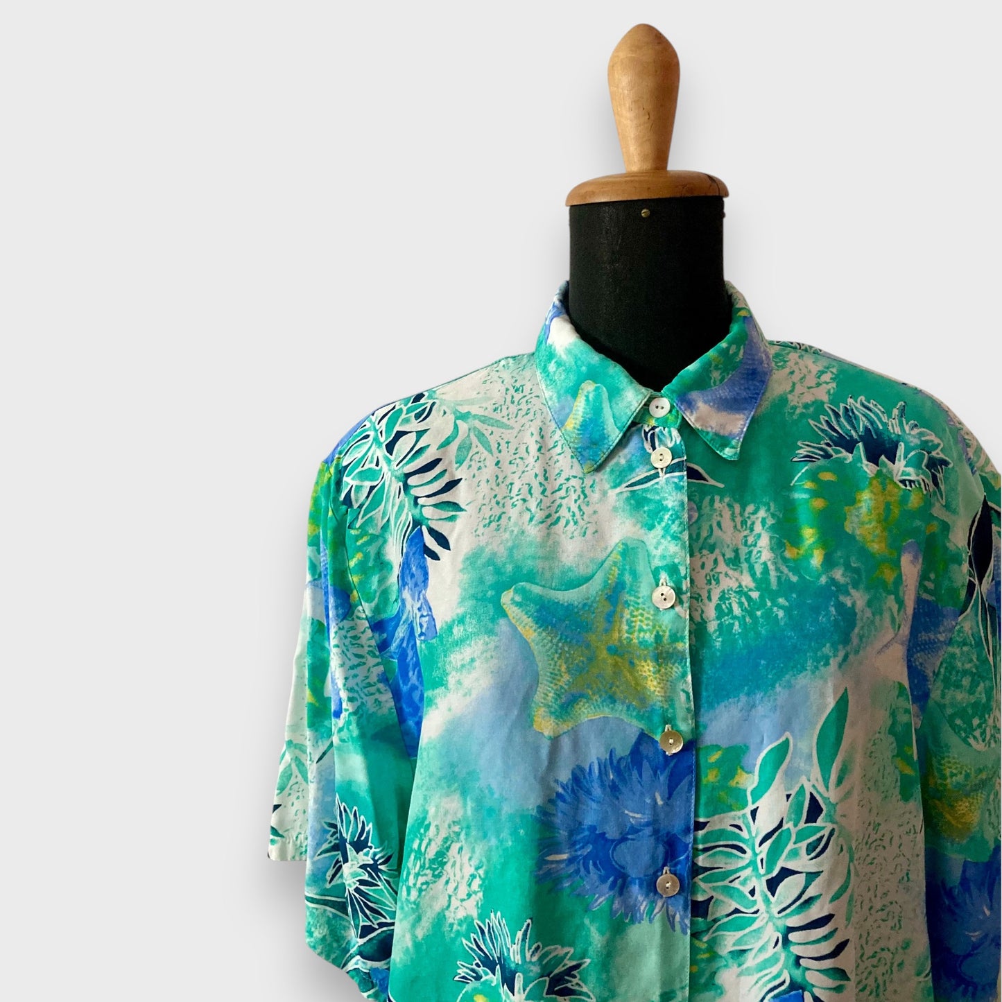 Camicia con spalline '80s