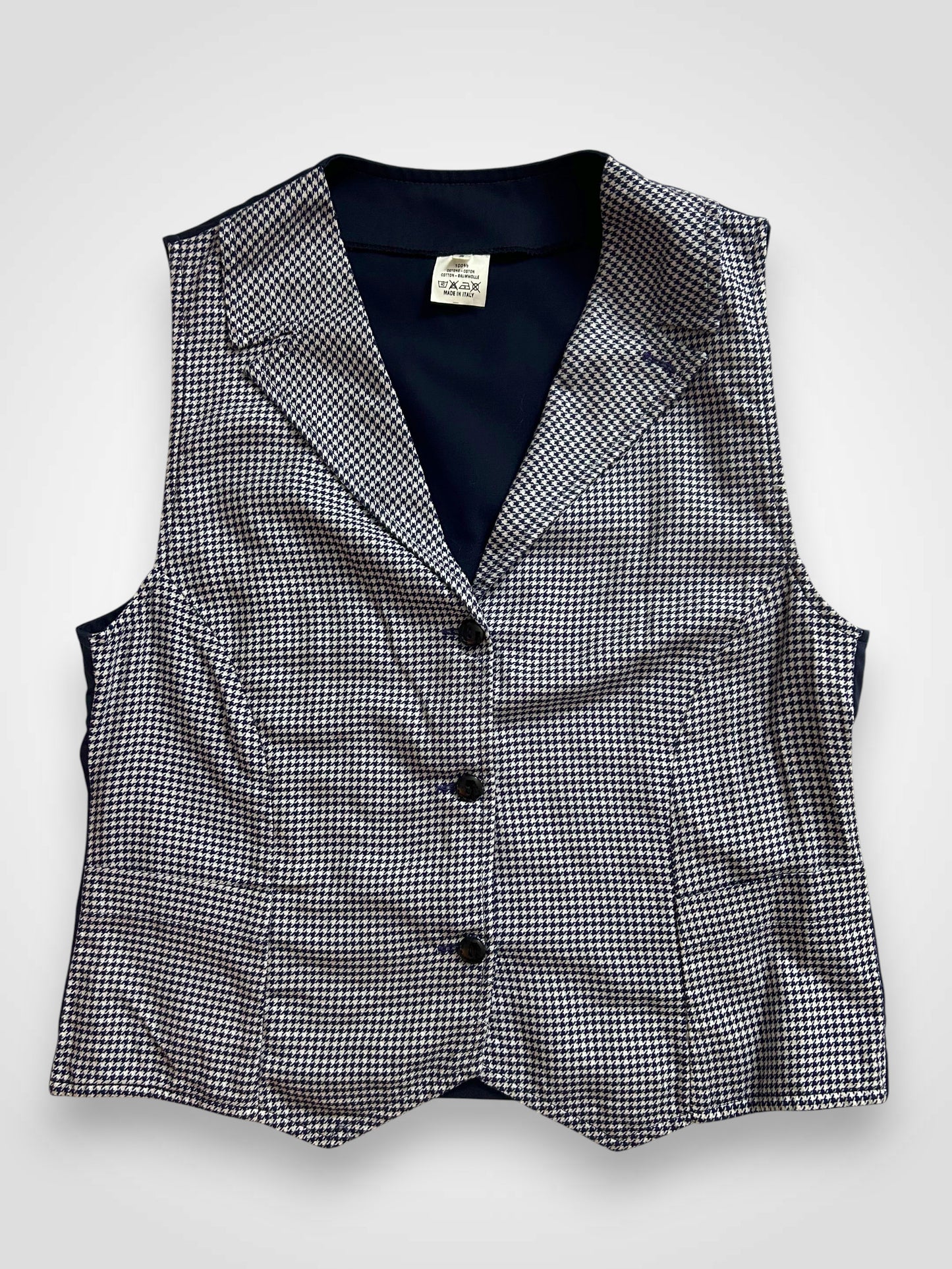 Gilet a quadretti
