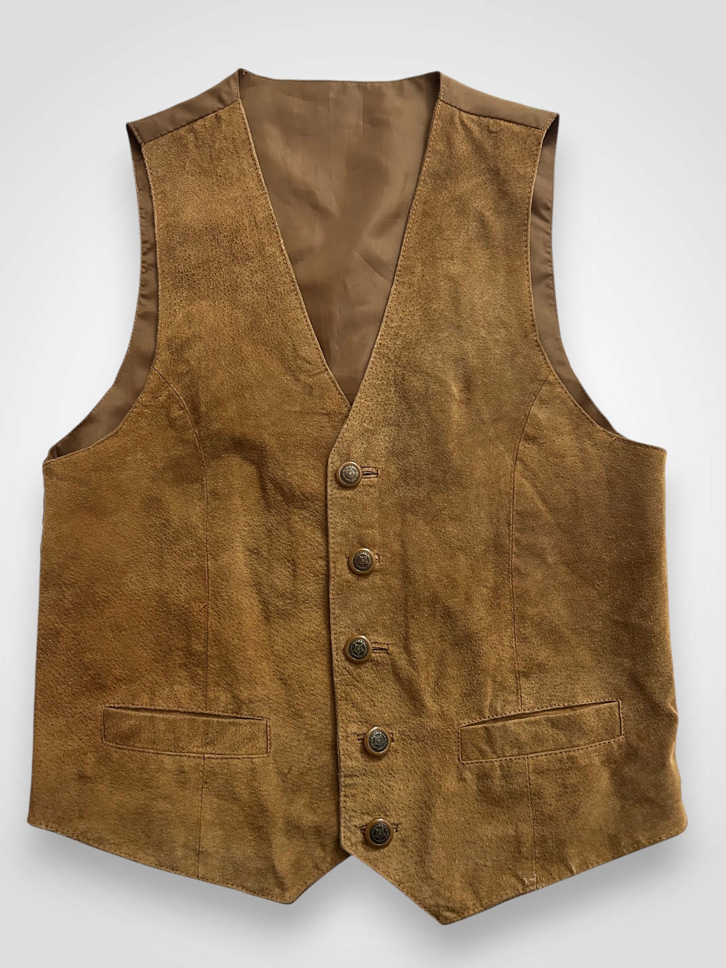 Gilet scamosciato