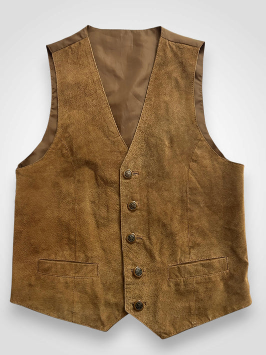 Gilet scamosciato