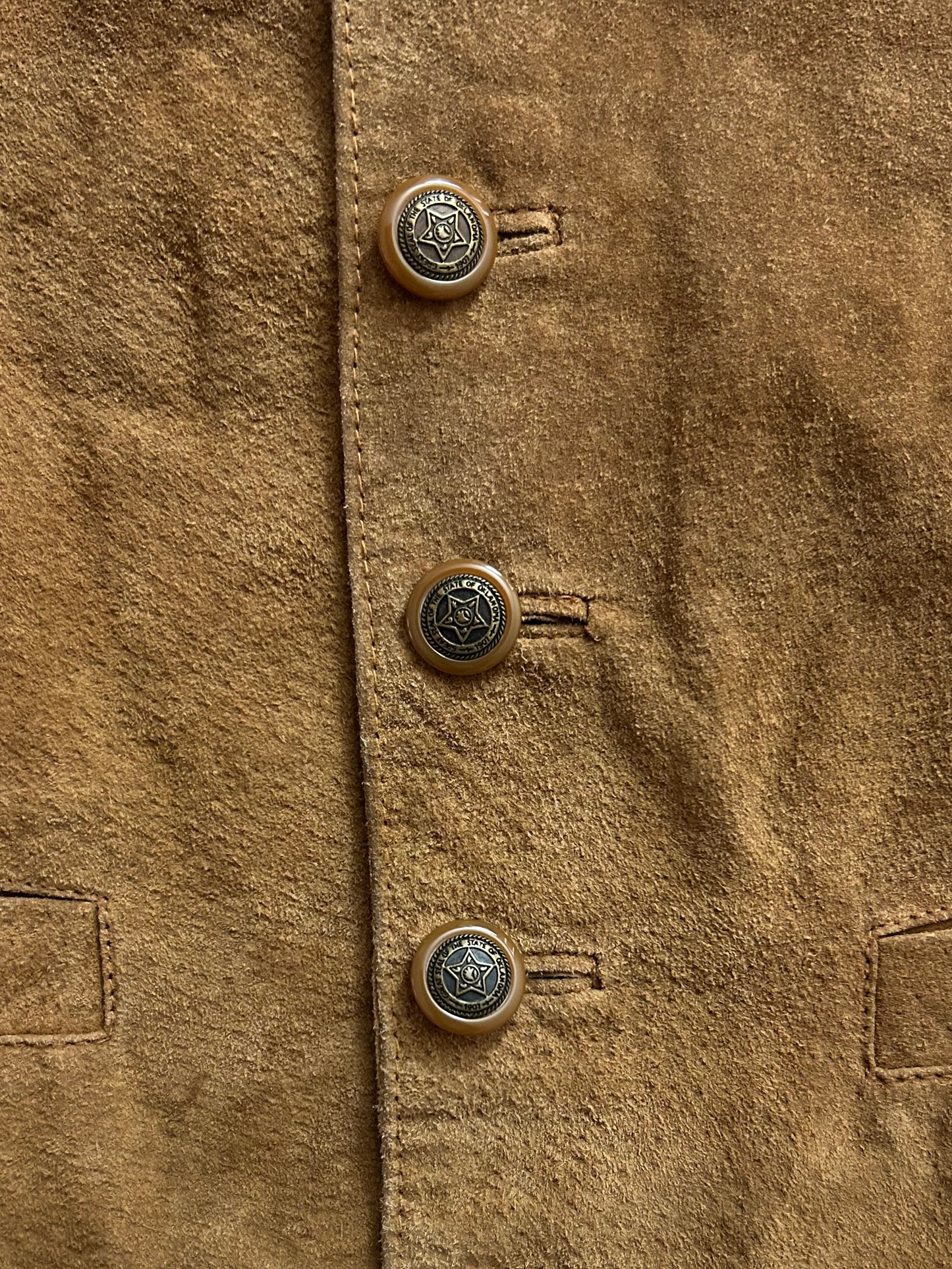 Gilet scamosciato