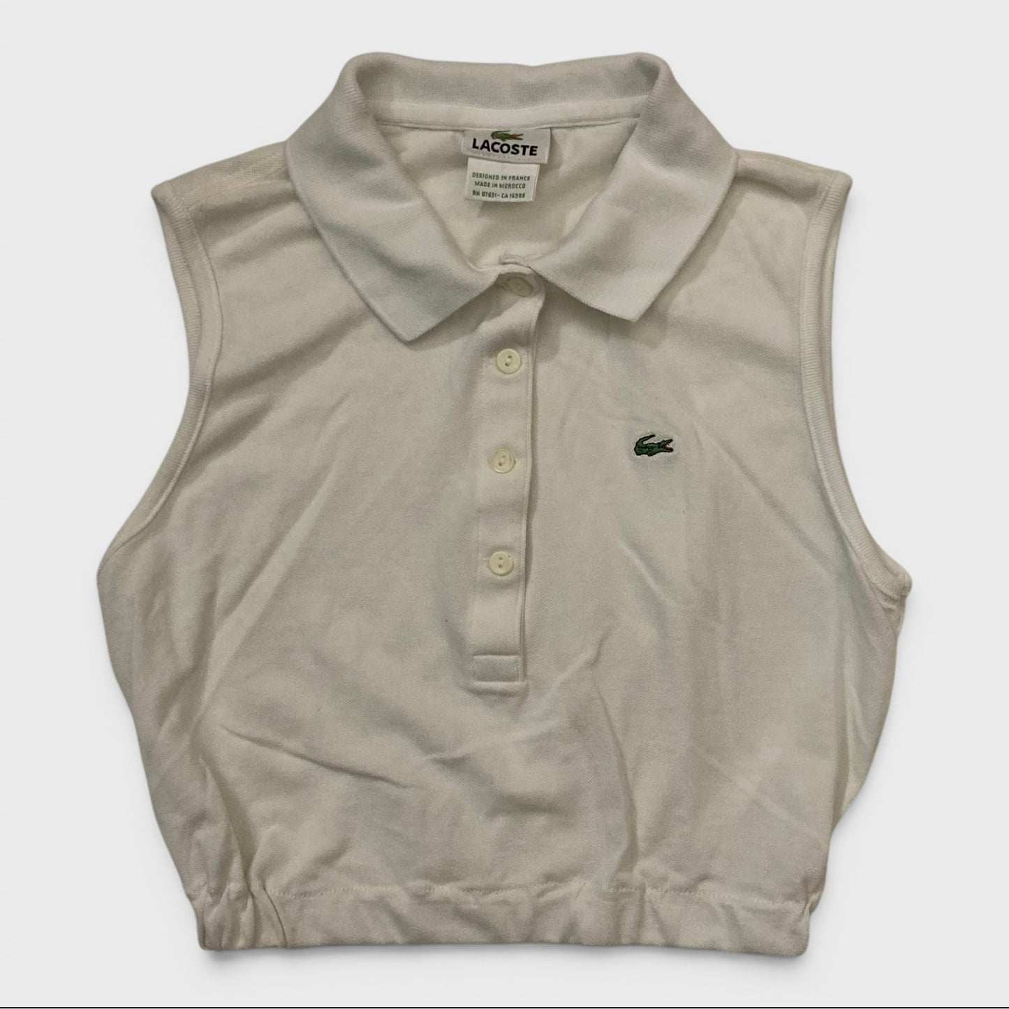 Crop Top Smanicata Lacoste