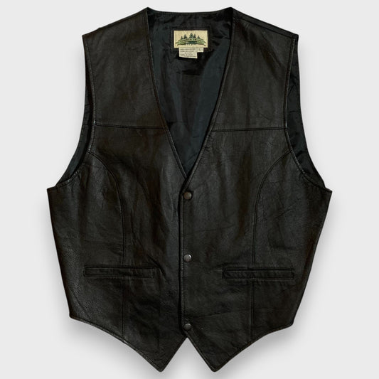 Leather vest